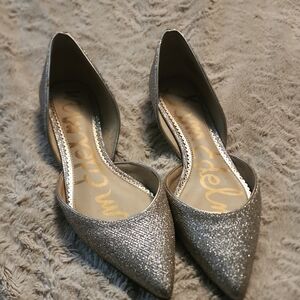 Sam Edelman Glitter Pointed Flats
